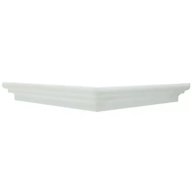 Moldura Rodateto Canto E35 Branco 02 Pç FBDE35CO Epex
