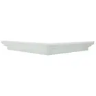 Moldura Rodateto Canto E35 Branco 02 Pç FBDE35CO Epex