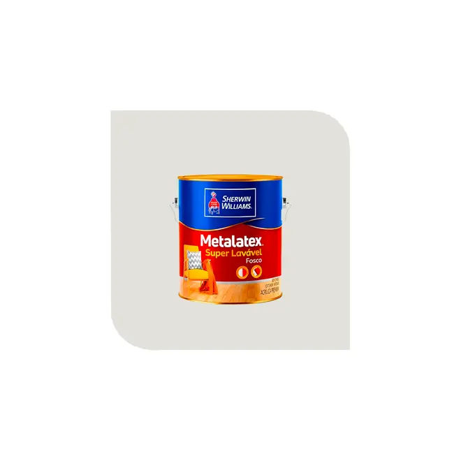 Metalatex Super Lavavel Fosco 3,6L Gelo Sherwin