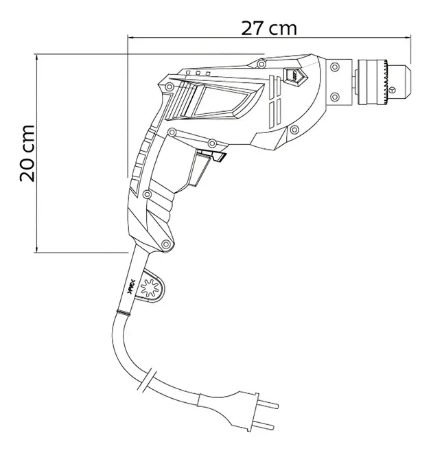 Furadeira Impacto 3/8 500w 127v Tramontina
