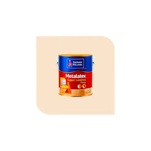 Metalatex Super Lavavel Fosco 3,6L Perola Sherwin
