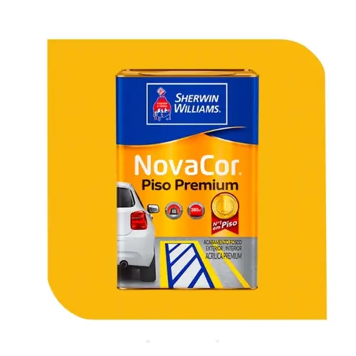 NOVACOR PISO 18L AMARELO SHERWIN