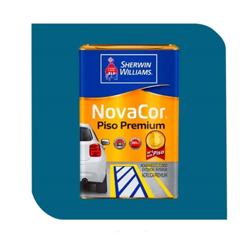 NOVACOR PISO 18L AZUL SHERWIN