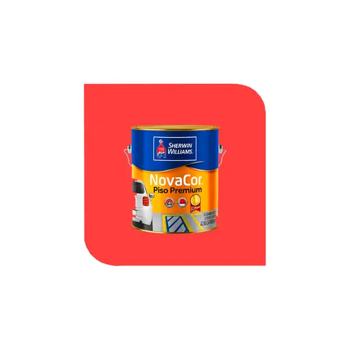 Tinta Novacor Piso 3,6L Vermelho Sherwin