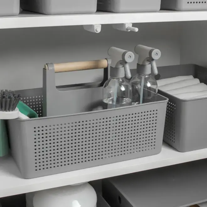 Organizador Multiuso Flow Chumbo 8L OU