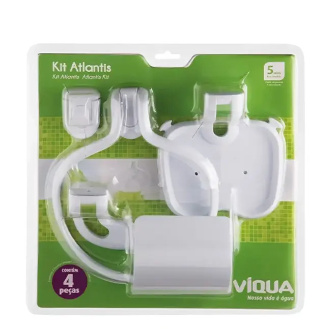 Kit Acessórios Atlantis 04 Pç Viqua