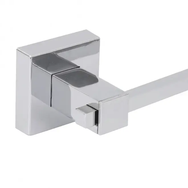 Porta Toalha Banho 64x3x3cm Aluminio Kromus Sicmol