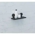 Prateleira Shampoo com Adesivo Preto Fosco AD4/PS* Astra