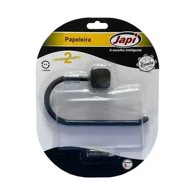 Papeleira Banheiro Samba Preto Japi