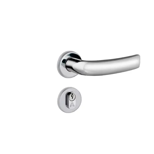 Fechadura Galaxy Externa Cromada Roseta 40mm 4181 Aliança
