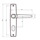 Fechadura Joy Externa F-2600/241 Inox Polido 083441 Aliança