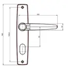 Fechadura Joy Banheiro F-2800/241 Inox Polido 083526 Aliança