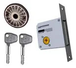 Fechadura Tetra Auxiliar para Porta de Entrada Antique 59mm F2000 ZLO Aliança