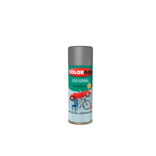Spray Uso Geral 400ml Cinza Placa Colorgin