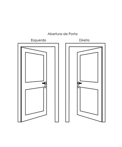 Porta Palheta Soft Branco 210x70 DIR Proex
