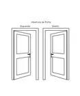 Porta Palheta Soft Branco 210x70 DIR Proex