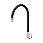 Torneira Cozinha Bica Móvel Parede Color Preta 2167C55 Decorativi