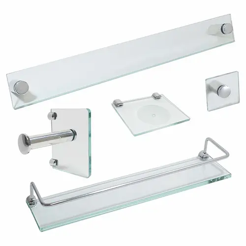 Kit  Acessório para Banheiro Basic Incolor Dulluc
