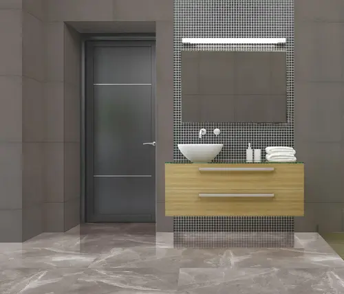 Porcelanato 72x72 Retificado Polido Fuji Cx2,61m Delta