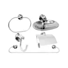 KIT ORION BANHEIRO ALUM/INOX POLIDO 5PC VEMA
