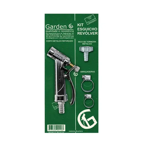 Kit Esguicho Tradicional 1/2" Revolver Garden