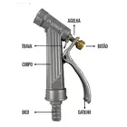 Kit Esguicho Tradicional 1/2" Revolver Garden