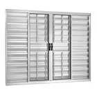 Veneziana 6 Folhas Soft Branca com Grade 100x120 Proex