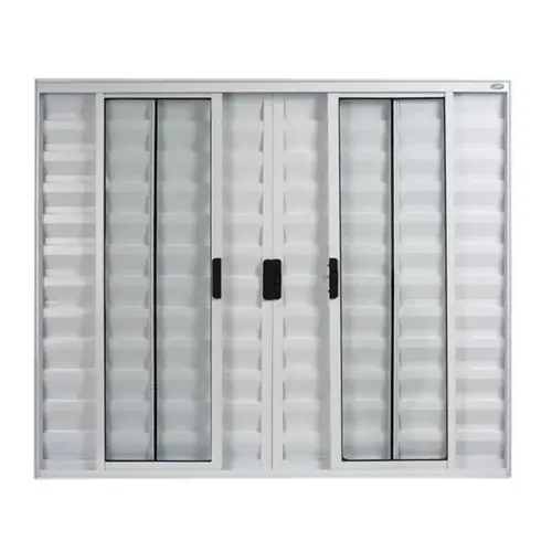 Veneziana 6 Folhas Soft Branca sem grade 100x120 Proex