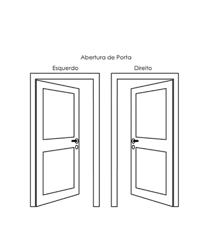 Porta Basculante Soft Branco 210x80 DIR Proex