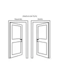 Porta Basculante Soft Branco 210x90 DIR Proex