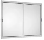 Janela de Correr 2 Folhas Soft Branca sem Grade 100x100 Proex