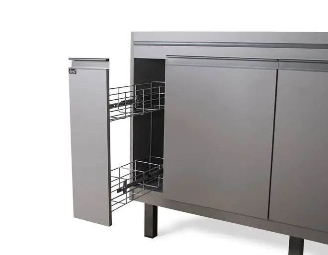 Gabinete de Cozinha Glamour 1,14m Cobalto/Cobalto Locatt
