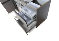 Gabinete de Cozinha Glamour 1,14m Cobalto/Cobalto Locatt