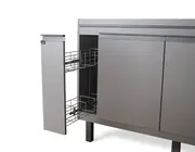 Gabinete de Cozinha Glamour 1,14m Cobalto/Cobalto Locatt