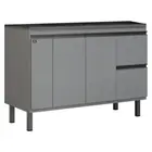 Gabinete de Cozinha Glamour 1,14m Cobalto/Cobalto Locatt