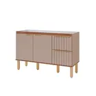 Gabinete de Cozinha Agata 1,44m Cappuccino/Freijo  MGM
