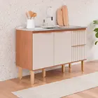 Gabinete de Cozinha Agata 1,14m Freijo/Off White MGM