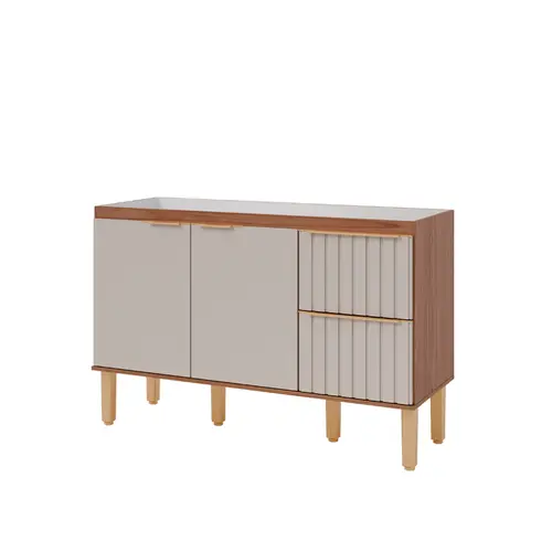 Gabinete de Cozinha Agata 1,44m Freijo/Off White  MGM