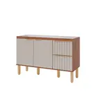 Gabinete de Cozinha Agata 1,44m Freijo/Off White  MGM