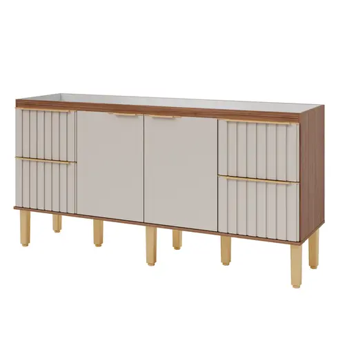 Gabinete de Cozinha Agata 1,74m Freijo/Off White MGM