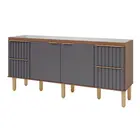 Gabinete de Cozinha Agata 1,94m Freijo/Titanium MGM