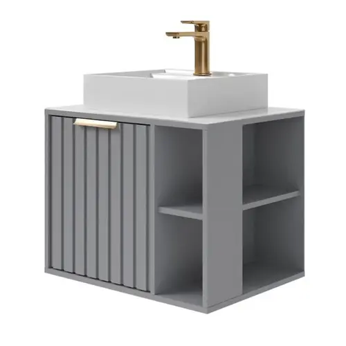 TOUCADOR NORUEGA 60CM PLATINA MGM