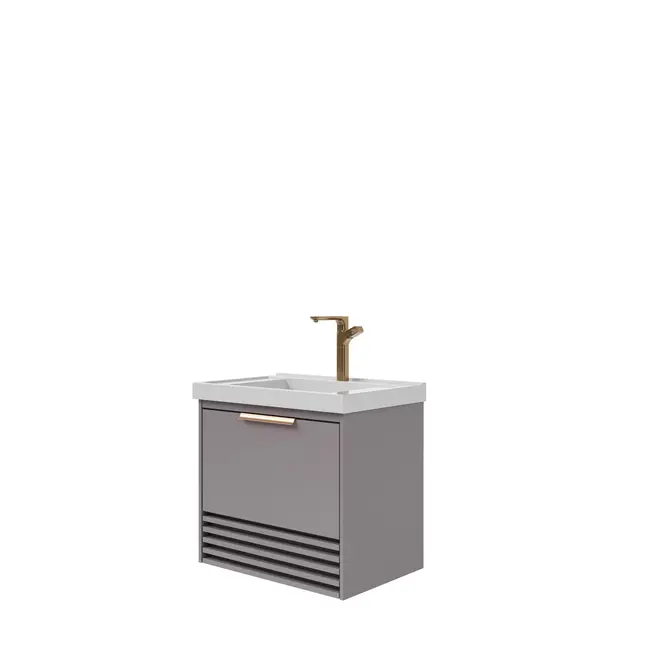 Gabinete de Banheiro Paraty 60cm Platina MGM