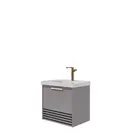 Gabinete de Banheiro Paraty 60cm Platina MGM
