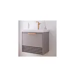 Gabinete de Banheiro Paraty 60cm Platina MGM