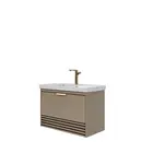Gabinete de Banheiro Paraty 80cm Cappuccino MGM