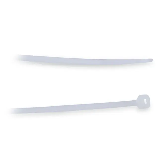 Abraçadeira Nylon 2,5x100mm Branco Pct 100un. Force Line