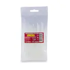 Abraçadeira Nylon 2,5x100mm Branco Pct 100un. Force Line