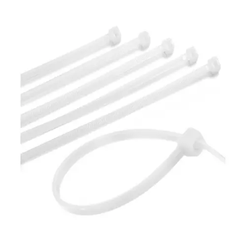 Abraçadeira Nylon 3,6x150mm Branco Pct 100un. Force Line