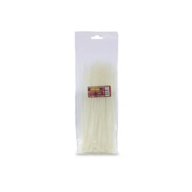 Abraçadeira Nylon 4,8x280mm Branca Pct 100un. Force Line
